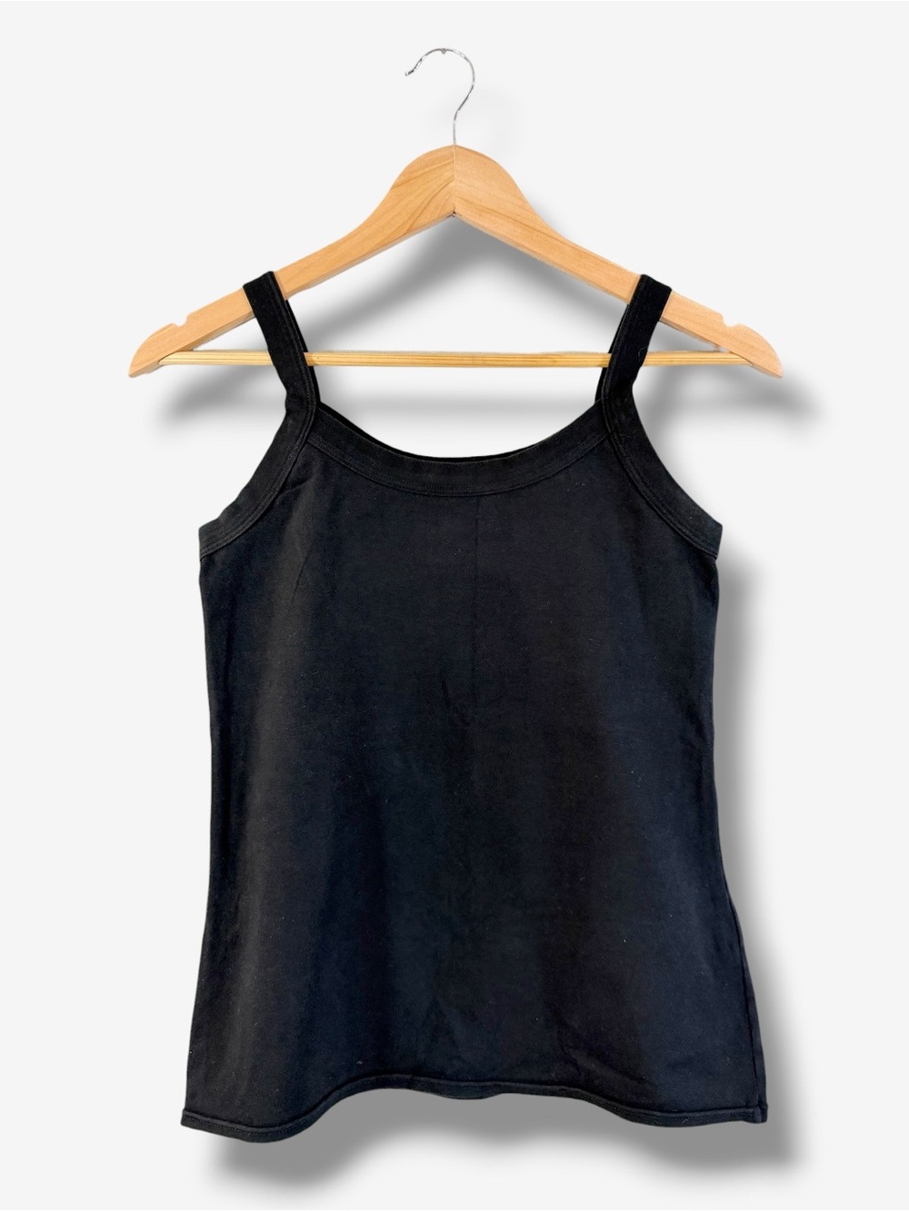 Thunderpants Black Cami Tank Top Size M Organic Cotton Loungewear Minimalist